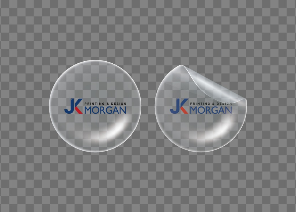 Clear sticker