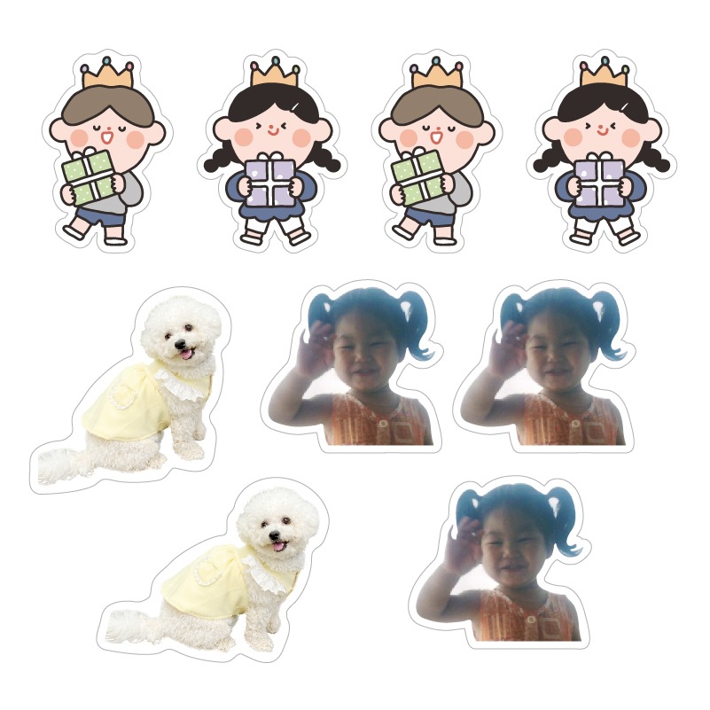 Custom cut stickers